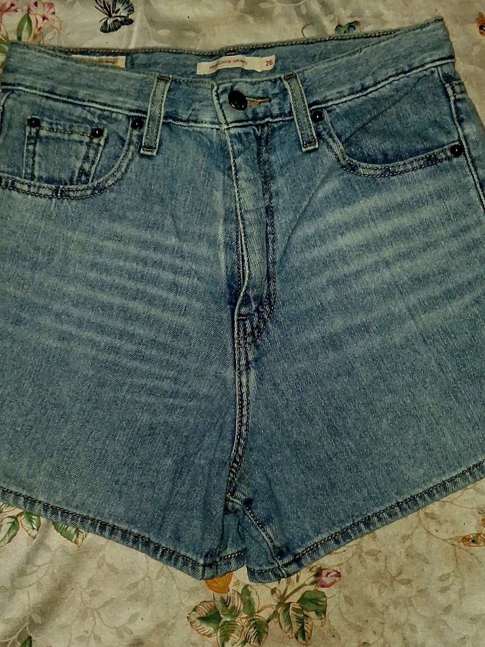 Levi's Light Blue Denim Jean Shorts